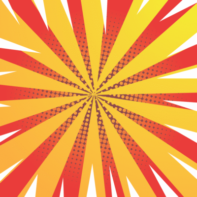 Comic orange abstract retro style background squre background vector PNG HD