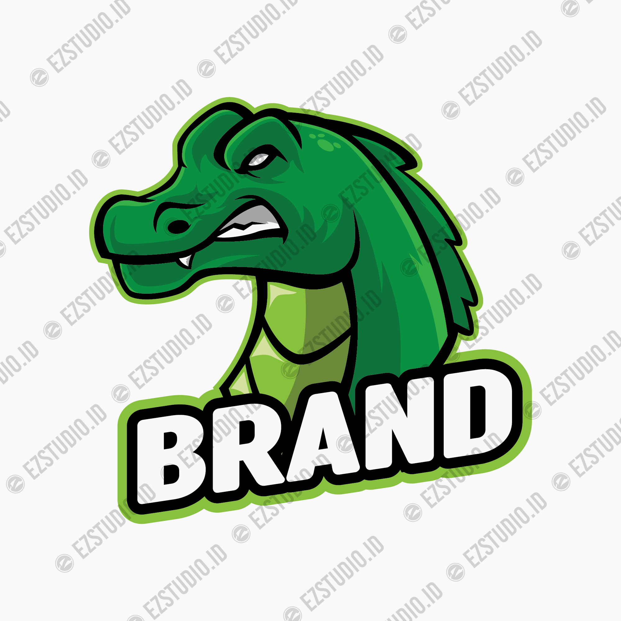 Alligator Crocodile Head Mascot Esports Logo Vector