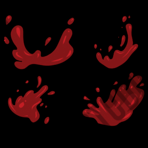 Blood Splatter vector set