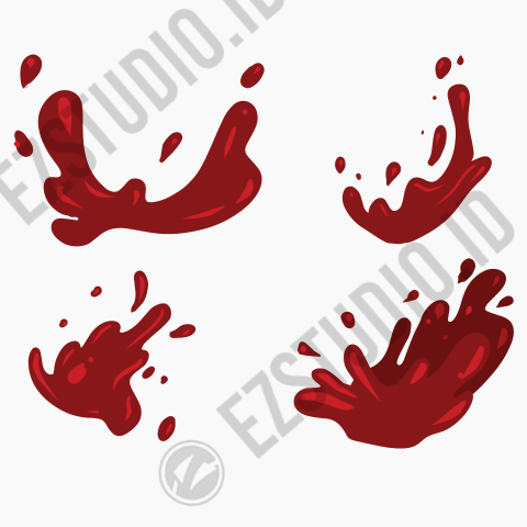 Blood Splatter vector set