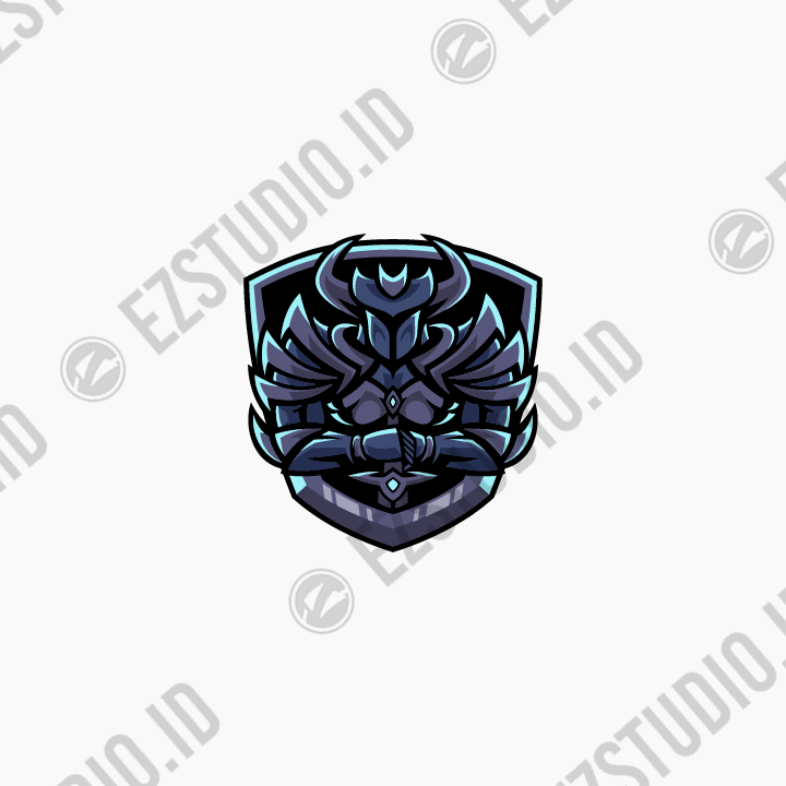 Dark Knights Mascot Logo vector