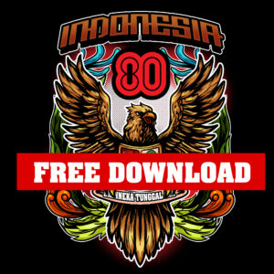 Free Gratis Gambar Illustrasi Garuda Pancasila Spesial HUT 80 Indonesia