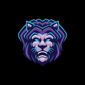 Leo Sign logo Lion logo mascot esports