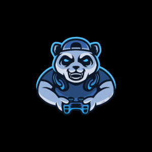 Panda Gamer Logo mascot Esports