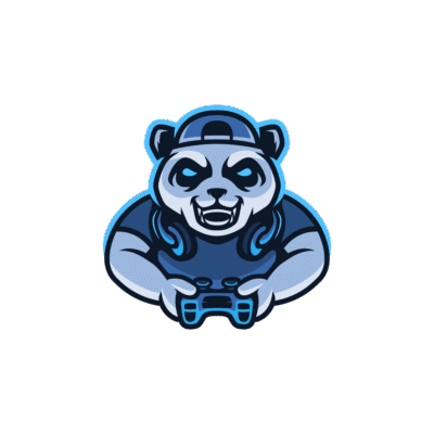 Panda Gamer Logo mascot Esports