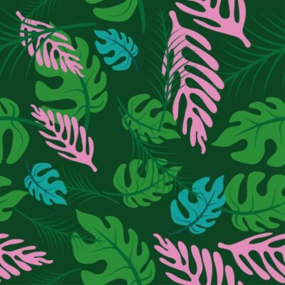 Seamless Floral Pattern Vector Asset