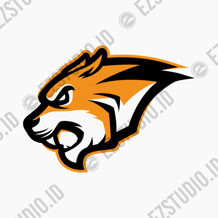 Side View mascot logo template esports sports logo