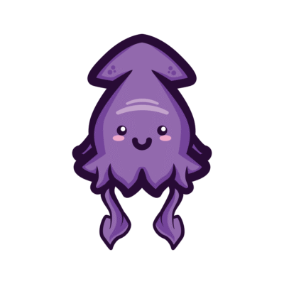 Cute Squid Vector Asset