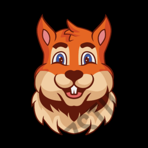 Cute Squirrel Illustration vector