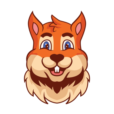 Cute Squirrel Illustration vector