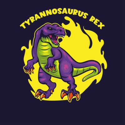 Tyrannosaurus Rex Roar Vector Asset