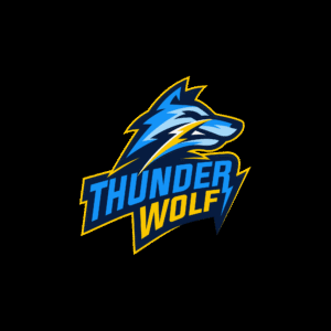 Wolf Head Mascot Logo esports