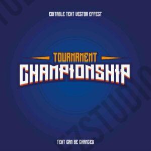 Tournament Championship Banner Flyer Vector Template