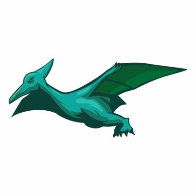 Pterodactyl dinosaurs vector asset