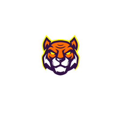 Tiger head mascot logo esports