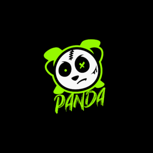 Voodoo panda mascot logo vector