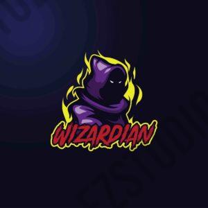 Wizard Mascot Esports Logo