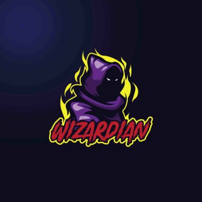 Wizard Mascot Esports Logo
