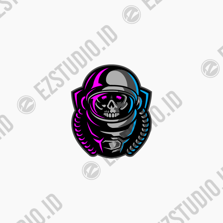 Dead Astronauts Mascot Logo vector