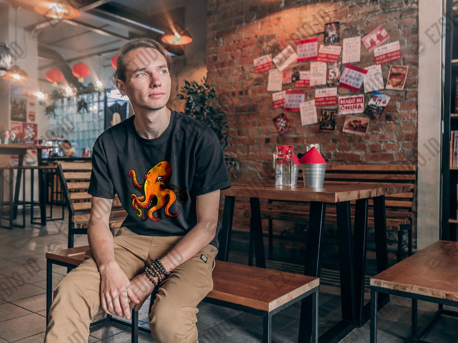 Octopus T shirt Illustration - Image 2