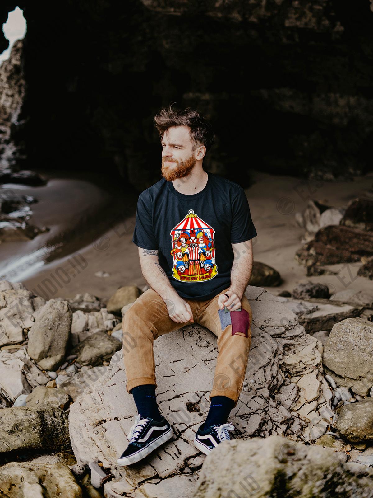 You're Just A Clown, Clown t shirt design illustration ready to use - Image 2