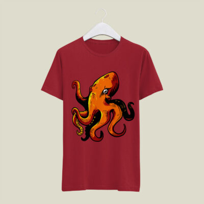 Octopus T shirt Illustration
