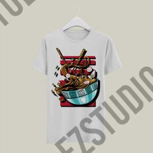 Ramen Wave T shirt Design ready to use