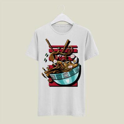 Ramen Wave T shirt Design ready to use