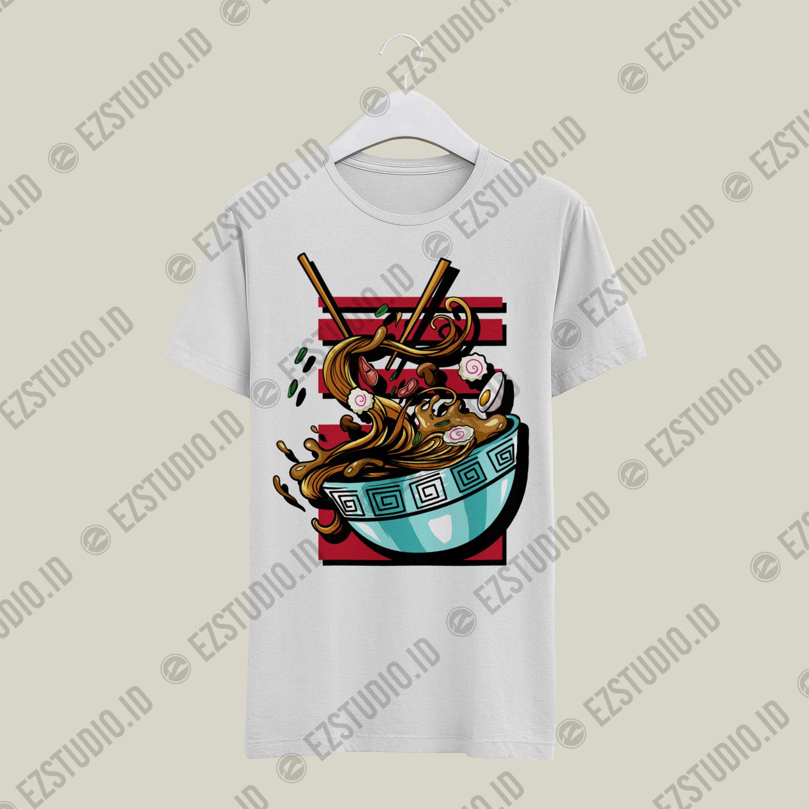 Ramen Wave T shirt Design ready to use