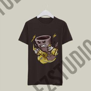 Angry Hurricane T shirt design ready to use