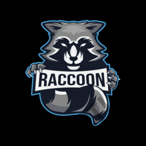 Raccoon Mascot Esports Logo premade logo