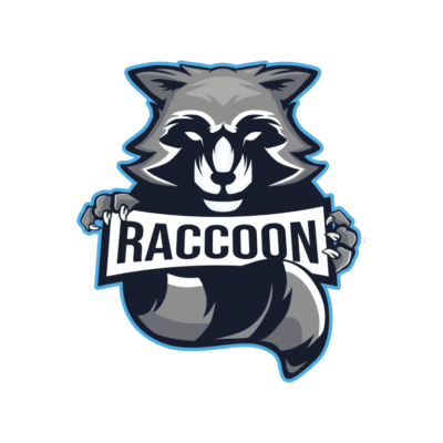 Raccoon Mascot Esports Logo premade logo