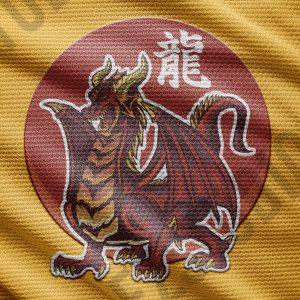 Japanese style dragon Illustration full vector