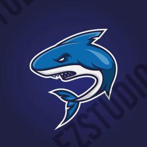 Shark Mascot Logo Vector Illustration Ready to use