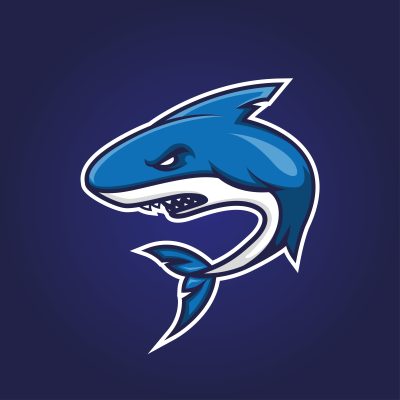 Shark Mascot Logo Vector Illustration Ready to use